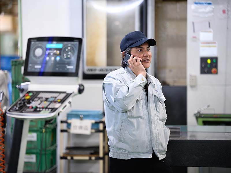 現場を知る技術営業が迅速対応