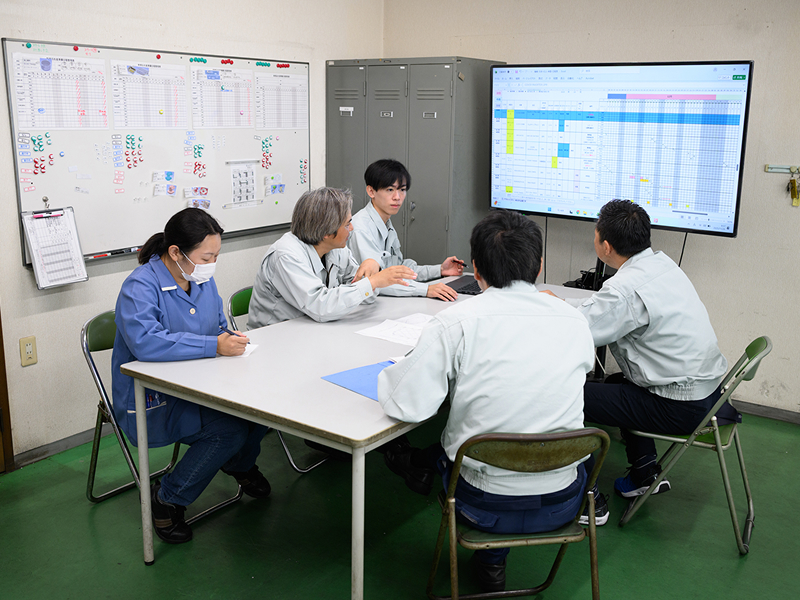 量産を切れ目なく支える社内体制